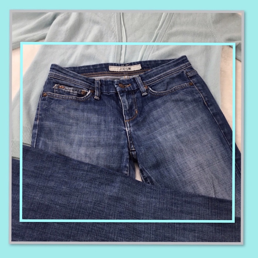 JOES JEANS WOMENS DENIM BOOTCUT JEANS MEDIUM WASH 27